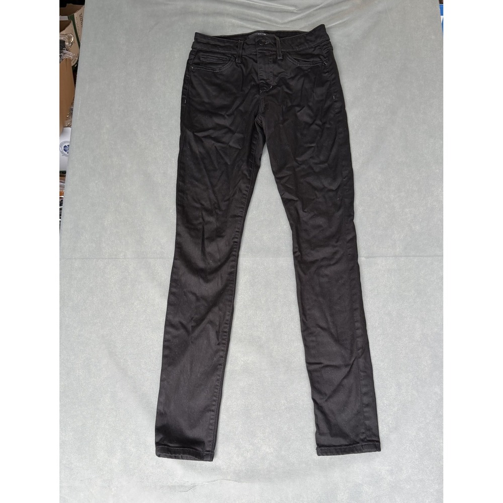 Joes Jeans The Skinny Black Mid Rise Stretch Denim Pants W26